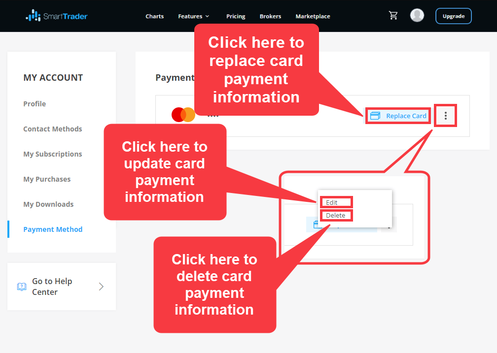 SmartTrader: Billing Portal | MTI Help Center