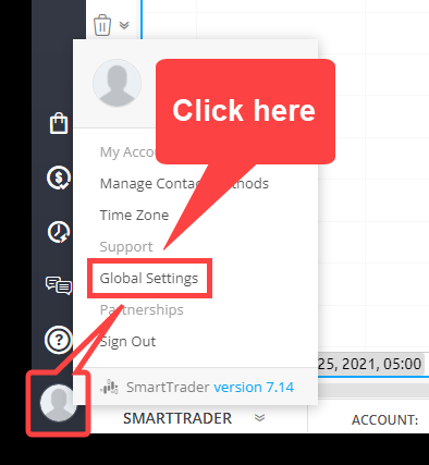 SmartTrader: How To Change Theme | MTI Help Center