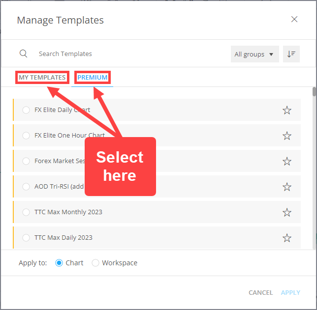 SmartTrader: Apply Templates | MTI Help Center